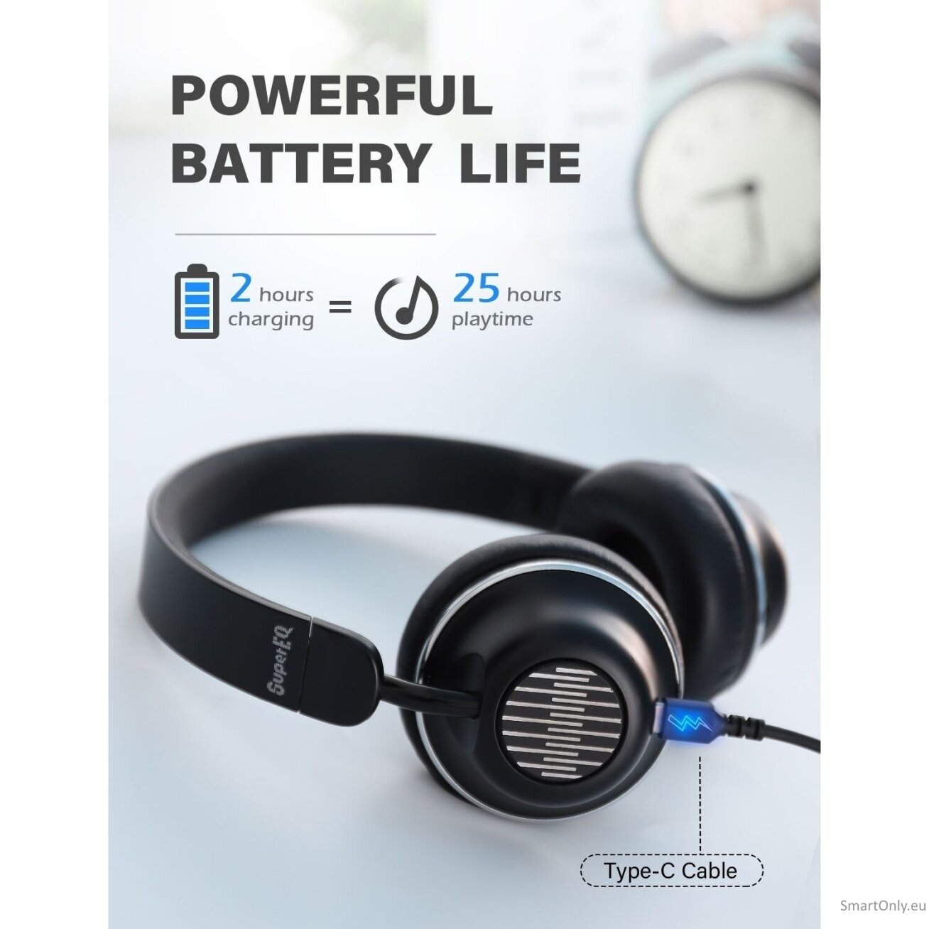 ONEODIO SuperEQ S2 ANC Wireless Headphones Black 4 ONEODIO SuperEQ S2 ANC Wireless Headphones Black 4