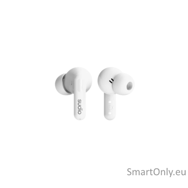 Sudio C8 True Wireless Earbuds, White