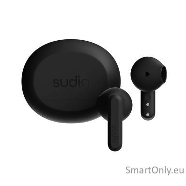 Sudio Earbuds | A3 | Bluetooth | In-ear | Microphone | Black | Wireless