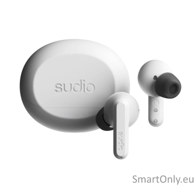 Sudio Earbuds | A3 Pro | Bluetooth | In-ear | Microphone | Fog White | Noise canceling | Wireless