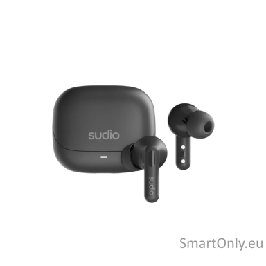 Sudio Earbuds | C8 | Bluetooth | Microphone | Black | Noise canceling | Noise reduction | Wireless