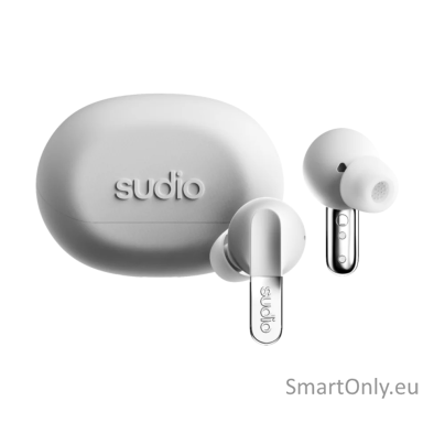Sudio Earbuds | N3 Pro | Bluetooth | In-ear | Microphone | Chrome White | Noise canceling | Wireless Sudio Earbuds | N3 Pro | Bluetooth | In-ear | Microphone | Chrome White | Noise canceling | Wireless