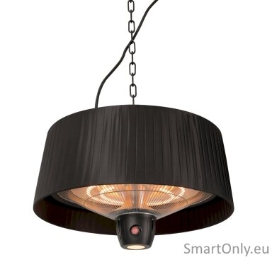 SUNRED Heater ARTIX C-HB, Compact Bright Hanging Infrared, 1500 W, Black, IP24 SUNRED Heater ARTIX C-HB, Compact Bright Hanging Infrared, 1500 W, Black, IP24