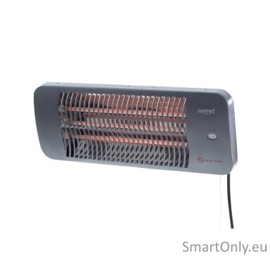 SUNRED Heater LUG-2000W, Lugo Quartz Wall Infrared, 2000 W, Grey, IP24 SUNRED Heater LUG-2000W, Lugo Quartz Wall Infrared, 2000 W, Grey, IP24