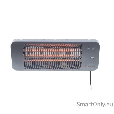 SUNRED Heater LUG-2000W, Lugo Quartz Wall Infrared, 2000 W, Grey, IP24 SUNRED Heater LUG-2000W, Lugo Quartz Wall Infrared, 2000 W, Grey, IP24