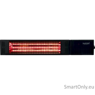 SUNRED Heater RDS-15W-B, Fortuna Wall Infrared, 1500 W, Black, IP55 SUNRED Heater RDS-15W-B, Fortuna Wall Infrared, 1500 W, Black, IP55