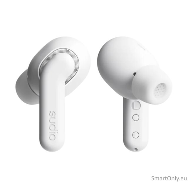Sudio Earbuds | E4 Pro | Bluetooth | In-ear | Microphone | Cloud White | Noise canceling | Noise reduction | Wireless 6 Sudio Earbuds | E4 Pro | Bluetooth | In-ear | Microphone | Cloud White | Noise canceling | Noise reduction | Wireless 6