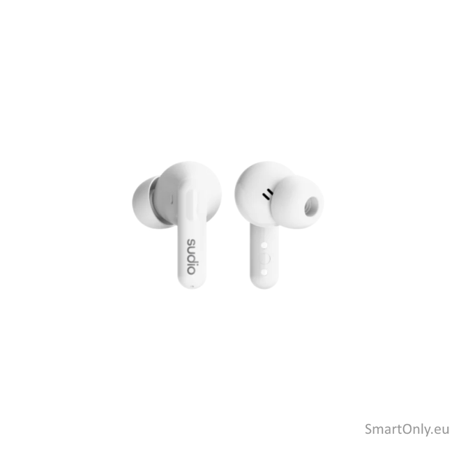 Sudio C8 True Wireless Earbuds, White 1 Sudio C8 True Wireless Earbuds, White 1