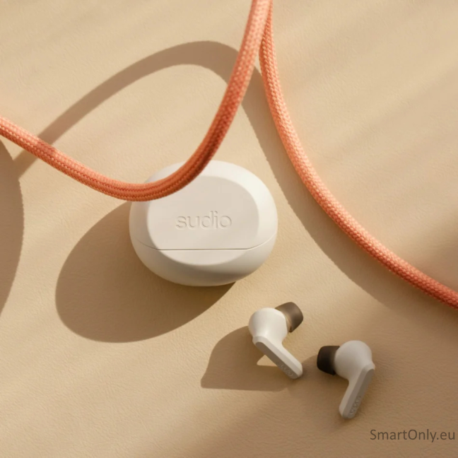 Sudio Earbuds | A3 Pro | Bluetooth | In-ear | Microphone | Fog White | Noise canceling | Wireless 3