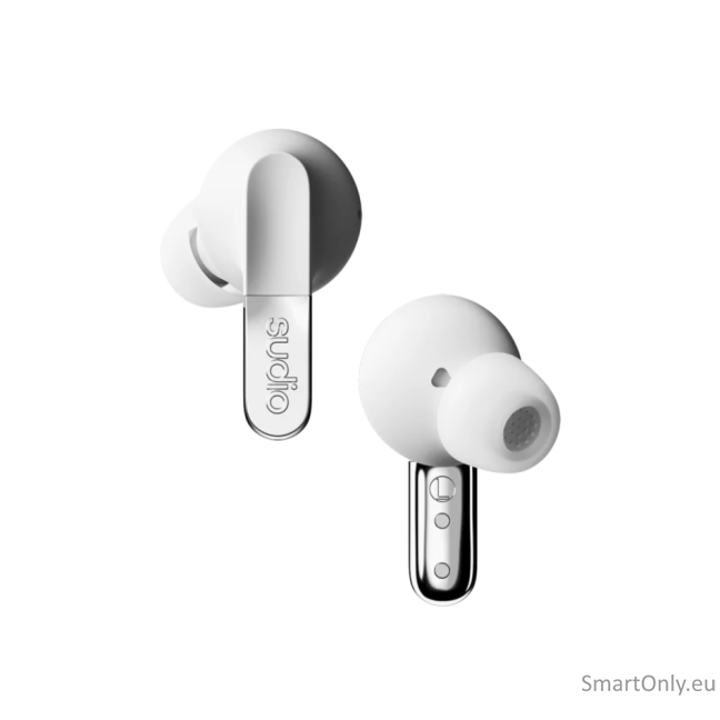 Sudio Earbuds | N3 Pro | Bluetooth | In-ear | Microphone | Chrome White | Noise canceling | Wireless 1 Sudio Earbuds | N3 Pro | Bluetooth | In-ear | Microphone | Chrome White | Noise canceling | Wireless 1