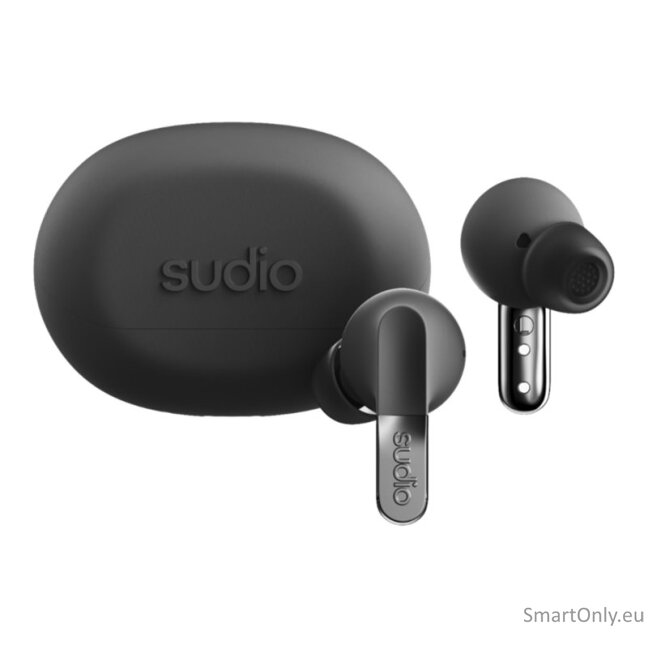 Sudio Earbuds | N3 Pro | Bluetooth | In-ear | Microphone | Titanium Black | Noise canceling | Wireless 4 Sudio Earbuds | N3 Pro | Bluetooth | In-ear | Microphone | Titanium Black | Noise canceling | Wireless 4