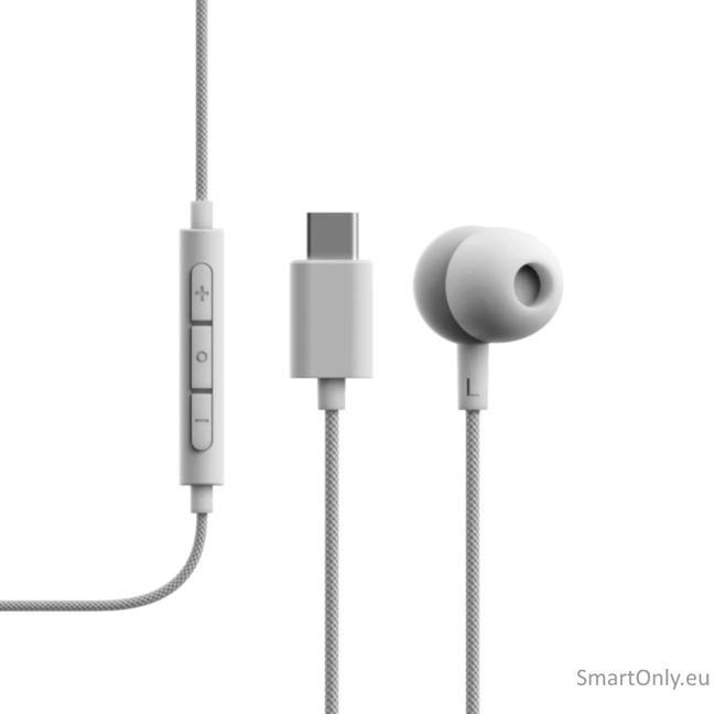 Sudio Earbuds | V3 | USB-C | In-ear | Microphone | Grey White 1