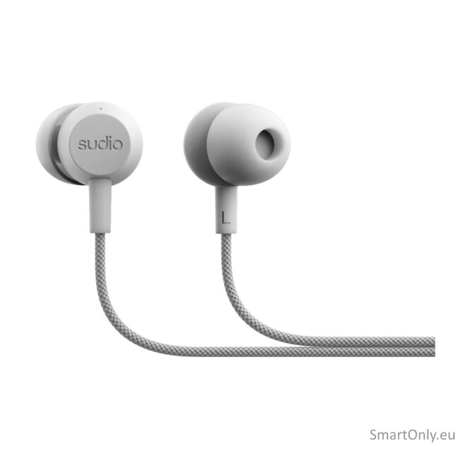 Sudio Earbuds | V3 | USB-C | In-ear | Microphone | Grey White 5
