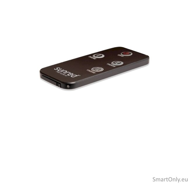SUNRED Heater RDS-15W-B, Fortuna Wall  Infrared, 1500 W, Black, IP55 2