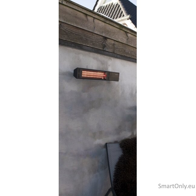 SUNRED Heater RDS-15W-B, Fortuna Wall  Infrared, 1500 W, Black, IP55 3