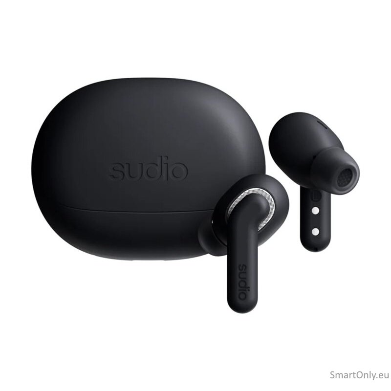 Sudio Earbuds | E4 Pro | Bluetooth | In-ear | Microphone | Midnight Black | Noise canceling | Noise reduction | Wireless 5 Sudio Earbuds | E4 Pro | Bluetooth | In-ear | Microphone | Midnight Black | Noise canceling | Noise reduction | Wireless 5