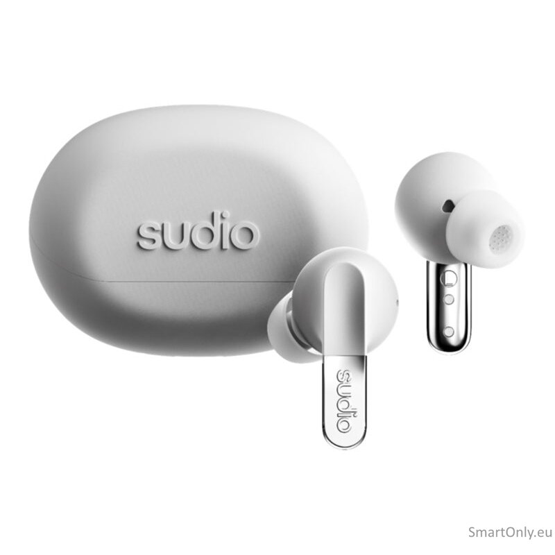 Sudio Earbuds | N3 Pro | Bluetooth | In-ear | Microphone | Chrome White | Noise canceling | Wireless 4 Sudio Earbuds | N3 Pro | Bluetooth | In-ear | Microphone | Chrome White | Noise canceling | Wireless 4
