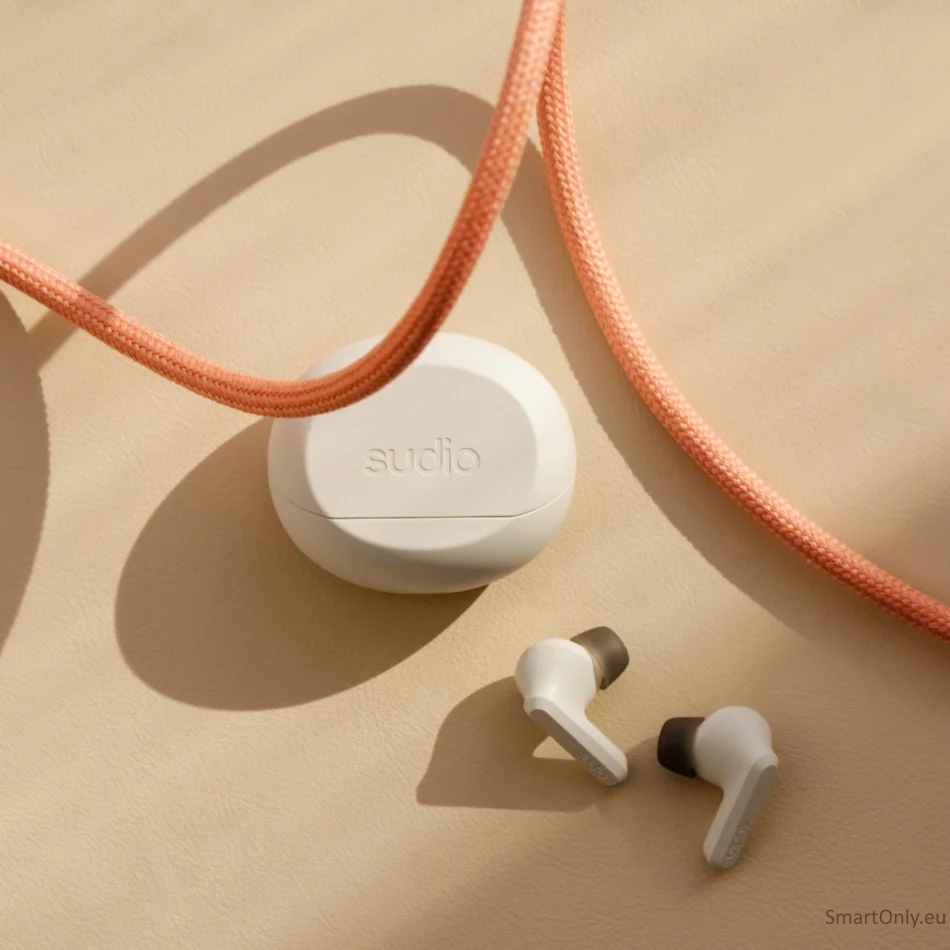 Sudio Earbuds | A3 Pro | Bluetooth | In-ear | Microphone | Fog White | Noise canceling | Wireless 3