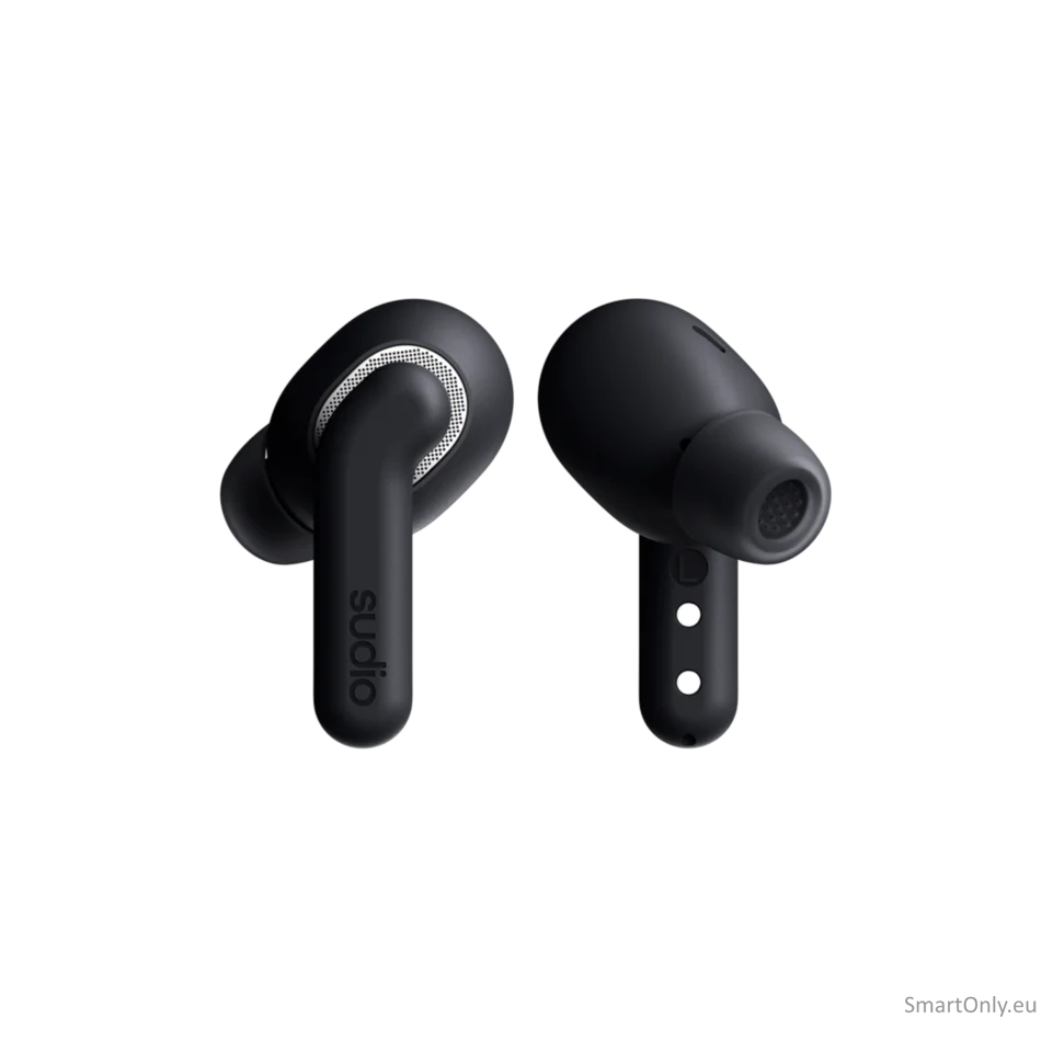 Sudio Earbuds | E4 Pro | Bluetooth | In-ear | Microphone | Midnight Black | Noise canceling | Noise reduction | Wireless 1 Sudio Earbuds | E4 Pro | Bluetooth | In-ear | Microphone | Midnight Black | Noise canceling | Noise reduction | Wireless 1