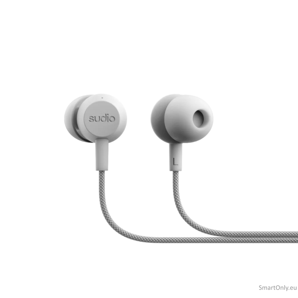 Sudio Earbuds | V3 | USB-C | In-ear | Microphone | Grey White Sudio Earbuds | V3 | USB-C | In-ear | Microphone | Grey White
