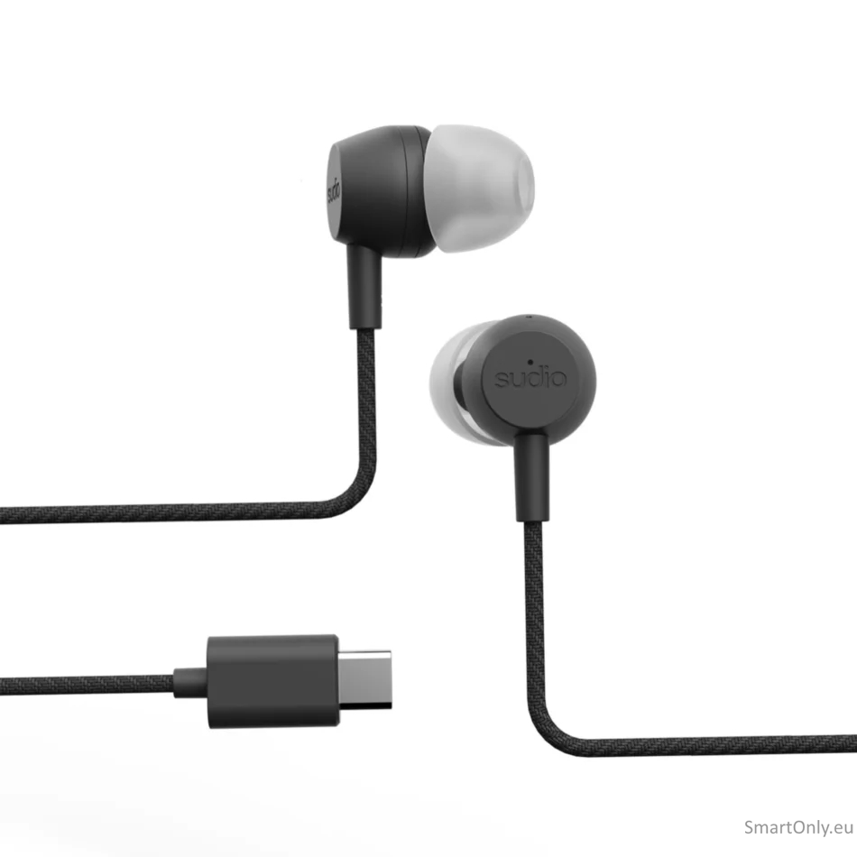 Sudio V3 Pro Wired Earbuds, Onyx Black Sudio V3 Pro Wired Earbuds, Onyx Black