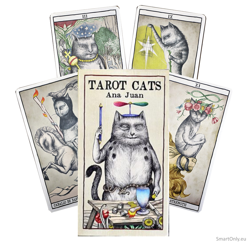 Tarot Cats kortos Fournier Tarot Cats kortos Fournier