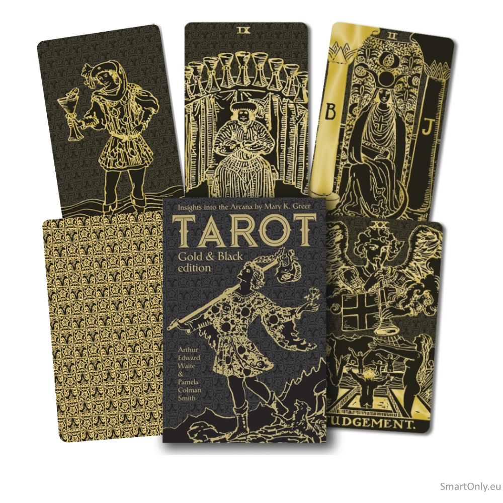 Tarot Gold and Black Edition taro kortos Lo Scarabeo Tarot Gold and Black Edition taro kortos Lo Scarabeo
