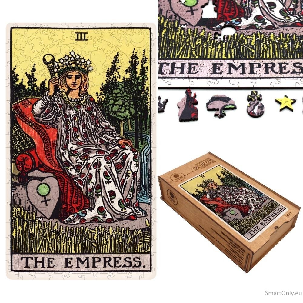 Tarot: The Empress (Rider-Waite) Dėlionė Iš Medžio (250 detalių) Fantasy Puzzles Tarot: The Empress (Rider-Waite) Dėlionė Iš Medžio (250 detalių) Fantasy Puzzles