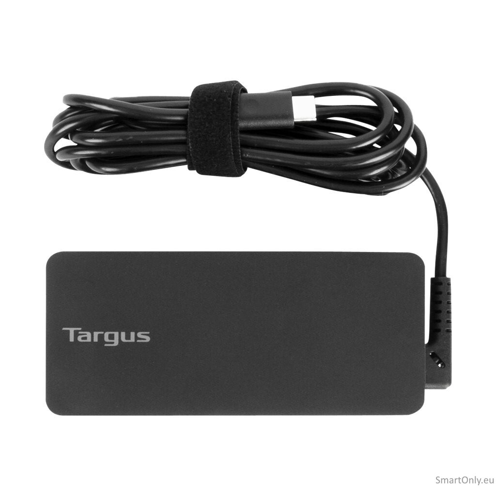 Targus | 65 W USB-C PD Charger - For Laptops or Power Pass-Thru Docks 2 Targus | 65 W USB-C PD Charger - For Laptops or Power Pass-Thru Docks 2