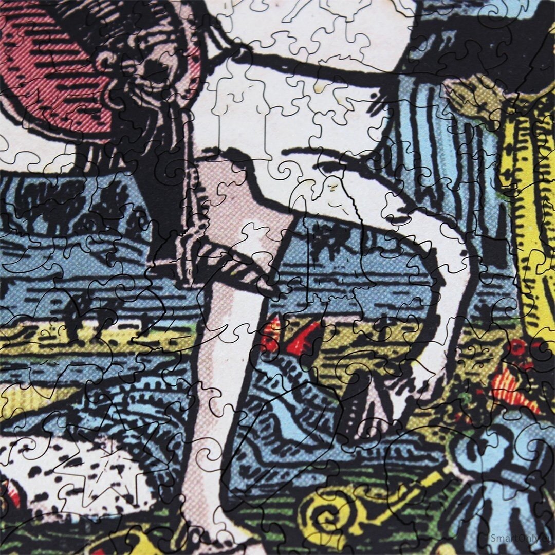 Tarot: Death (Rider-Waite) Dėlionė Iš Medžio (250 detalių) Fantasy Puzzles 2 Tarot: Death (Rider-Waite) Dėlionė Iš Medžio (250 detalių) Fantasy Puzzles 2