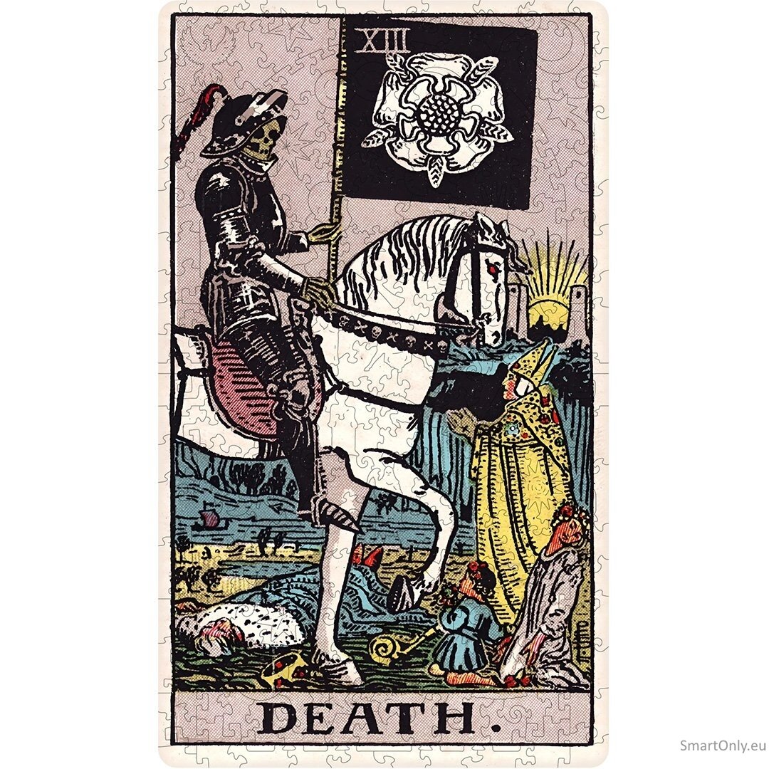 Tarot: Death (Rider-Waite) Dėlionė Iš Medžio (250 detalių) Fantasy Puzzles 5 Tarot: Death (Rider-Waite) Dėlionė Iš Medžio (250 detalių) Fantasy Puzzles 5