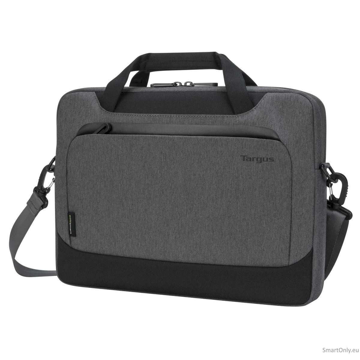 Targus Slimcase with EcoSmart Cypress Fits up to size 15.6 ", Grey, Shoulder strap 3 Targus Slimcase with EcoSmart Cypress Fits up to size 15.6 ", Grey, Shoulder strap 3
