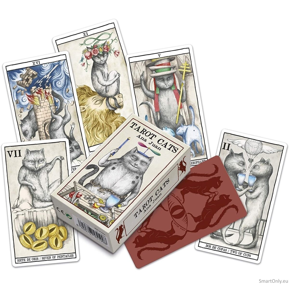 Tarot Cats kortos Fournier 6 Tarot Cats kortos Fournier 6