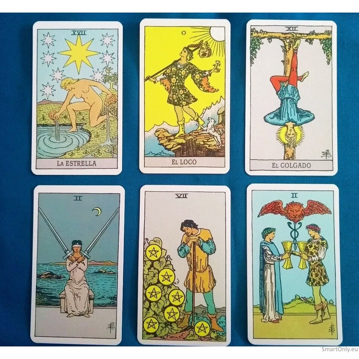Tarot De Ae Waite Standard Blue Edition In Spanish kortos AGM 6 Tarot De Ae Waite Standard Blue Edition In Spanish kortos AGM 6