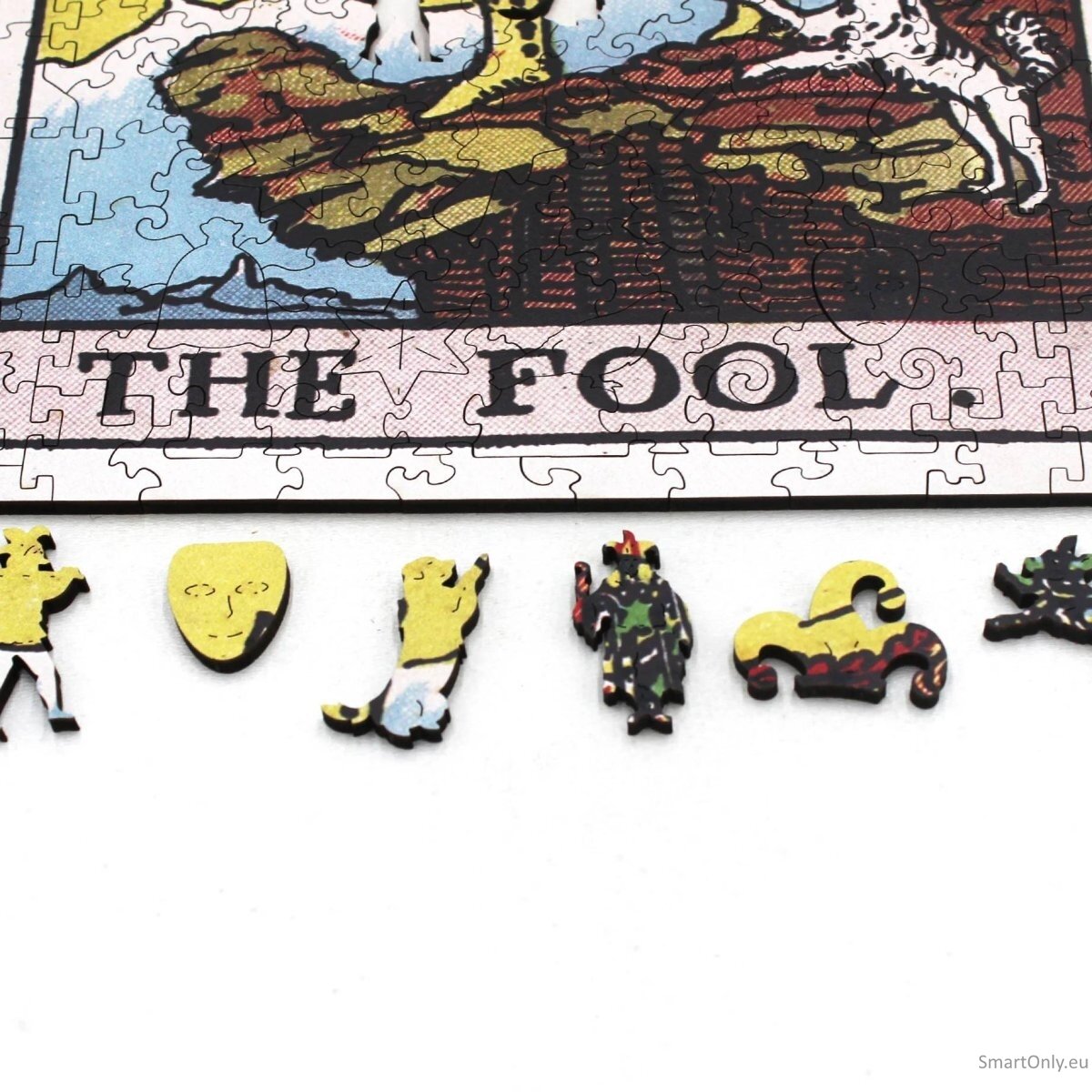 Tarot: The Fool (Rider-Waite) Dėlionė Iš Medžio (250 detalių) Fantasy Puzzles 6 Tarot: The Fool (Rider-Waite) Dėlionė Iš Medžio (250 detalių) Fantasy Puzzles 6