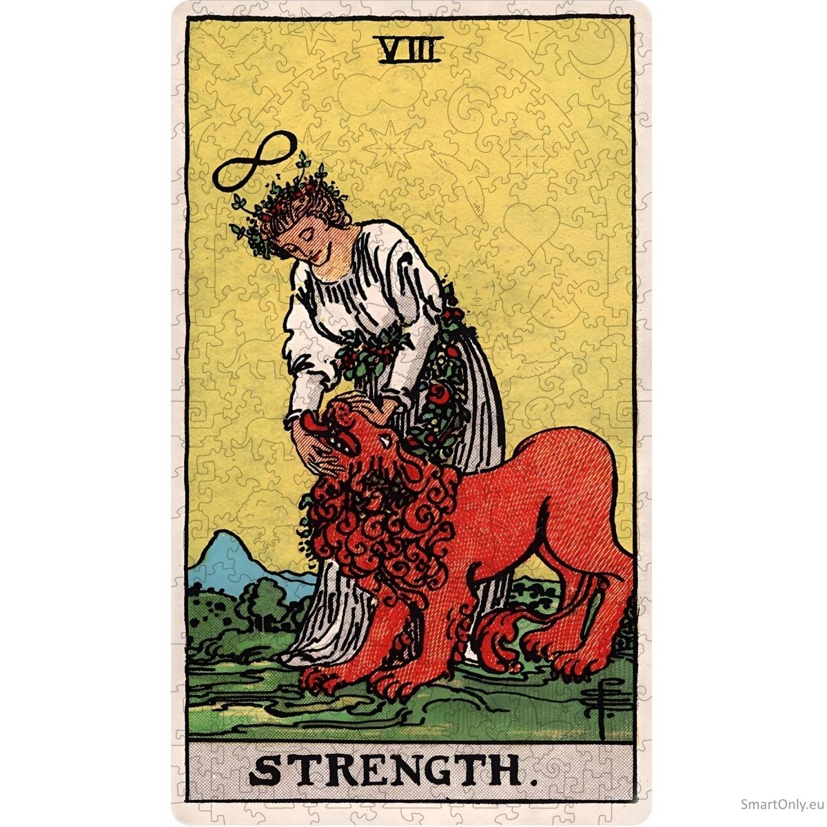 Tarot: The Strength (Rider-Waite) Dėlionė Iš Medžio (250 detalių) Fantasy Puzzles 2
