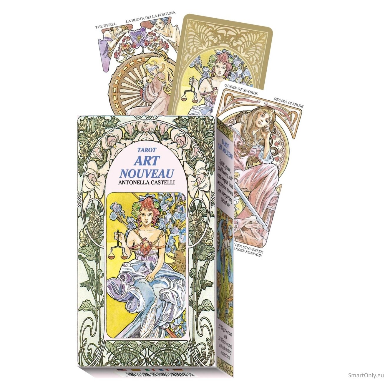 Tarot Art Nouveau kortos Lo Scarabeo