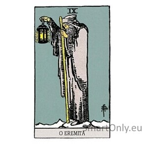 Tarot de A.E. Waite Tarot kortos Portugališkas leidimas Kišeninis variantas AGM 1 Tarot de A.E. Waite Tarot kortos Portugališkas leidimas Kišeninis variantas AGM 1
