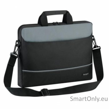 Targus Intellect Fits up to size 15.6 ", Black/Grey, Shoulder strap, Messenger - Briefcase, 3