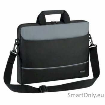 Targus Intellect Fits up to size 15.6 ", Black/Grey, Shoulder strap, Messenger - Briefcase, 3 Targus Intellect Fits up to size 15.6 ", Black/Grey, Shoulder strap, Messenger - Briefcase, 3