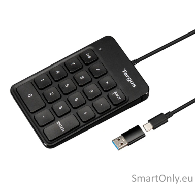 Targus | Numeric EcoSmart | Numeric Keypad | Wired | Black