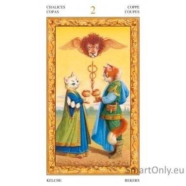 Tarot Of White Cats kortos Lo Scarabeo