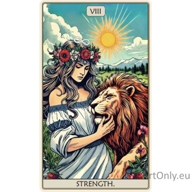 tarot-the-strength-delione-is-medzio-250-detaliu-fantasy-puzzles