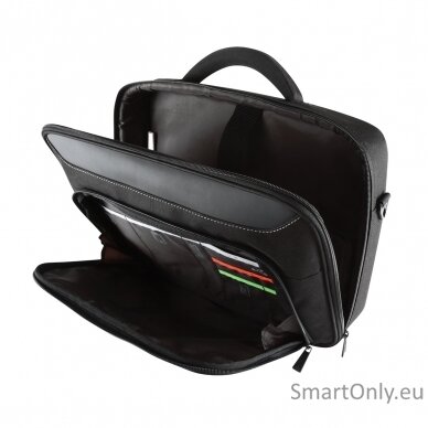 Targus Clamshell Laptop Bag CN418EU Black/Red, Shoulder strap, Briefcase 1