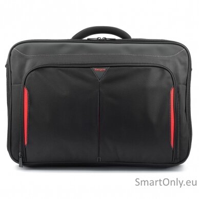 Targus Clamshell Laptop Bag CN418EU Black/Red, Shoulder strap, Briefcase 2