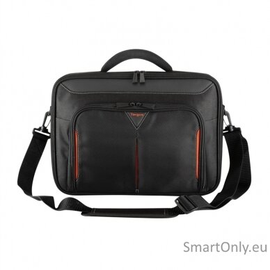 Targus Classic+ Fits up to size 15.6 ", Black/Red, Shoulder strap, Messenger - Briefcase 3