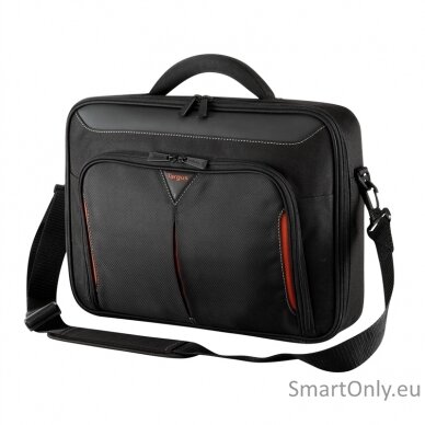 Targus Classic+ Fits up to size 15.6 ", Black/Red, Shoulder strap, Messenger - Briefcase 4