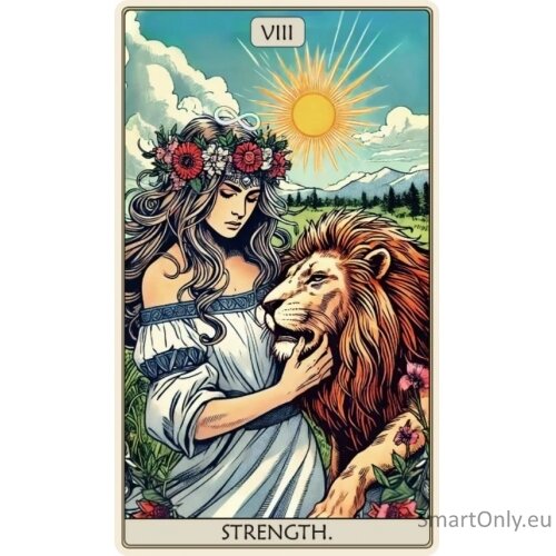 Tarot: The Strength Dėlionė Iš Medžio (250 detalių) Fantasy Puzzles Tarot: The Strength Dėlionė Iš Medžio (250 detalių) Fantasy Puzzles