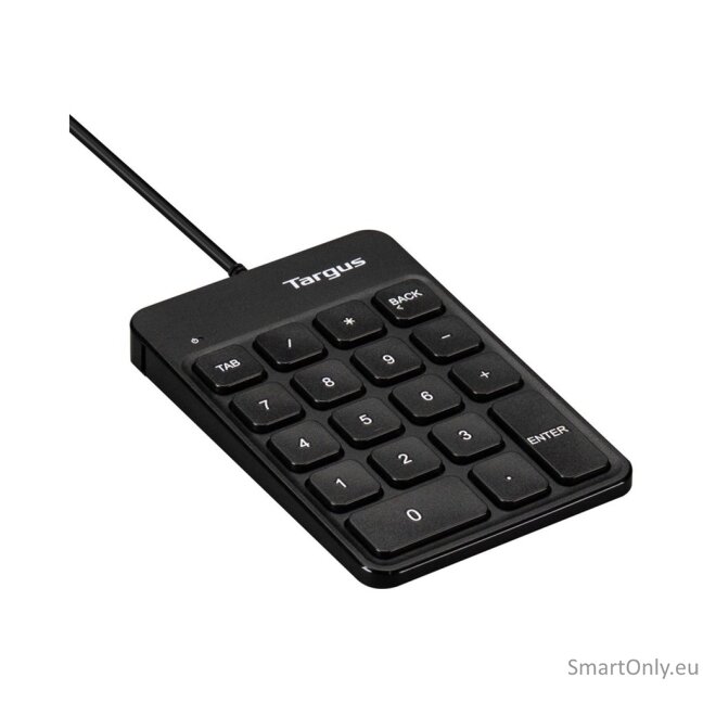 Targus | Numeric EcoSmart | Numeric Keypad | Wired | Black 7 Targus | Numeric EcoSmart | Numeric Keypad | Wired | Black 7