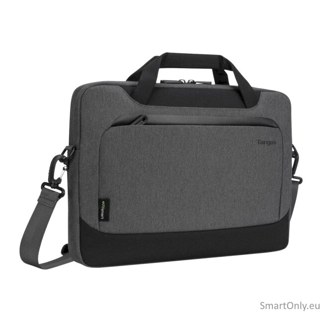 Targus Slimcase with EcoSmart Cypress Fits up to size 15.6 ", Grey, Shoulder strap 10 Targus Slimcase with EcoSmart Cypress Fits up to size 15.6 ", Grey, Shoulder strap 10